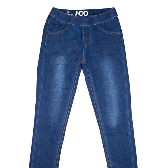 NCO Girls Pull on Blue Jeggings - Picture 3 of 11